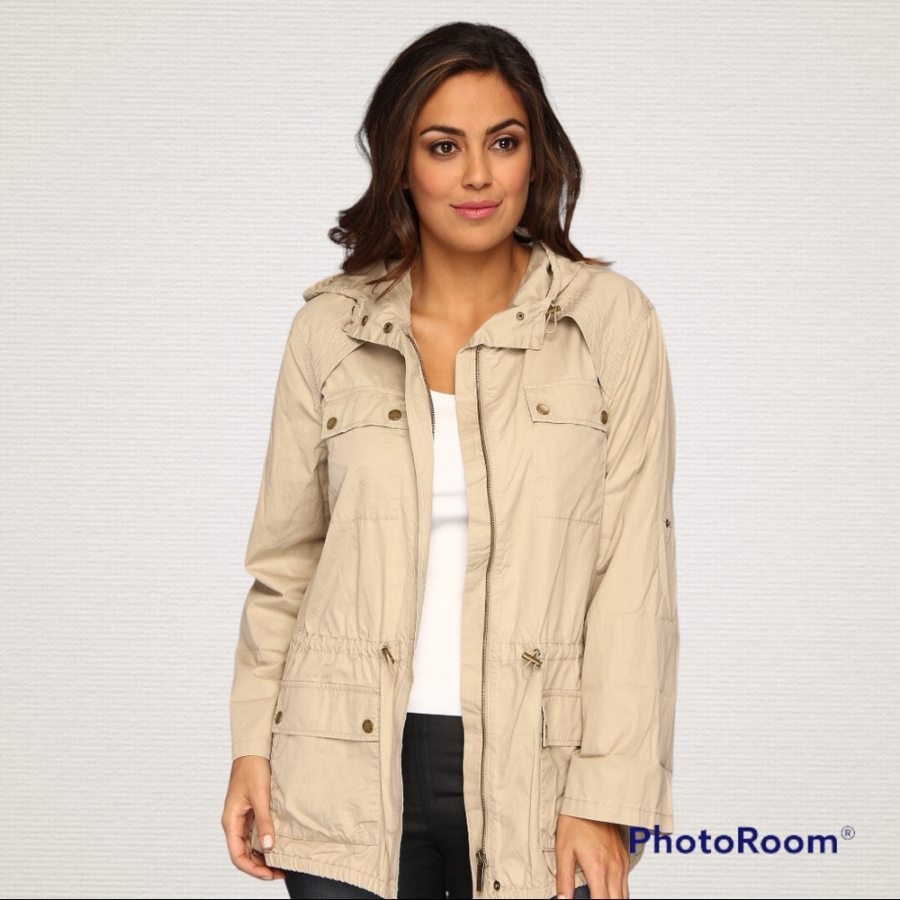 MICHAEL Michael Kors Tan Hooded Jacket